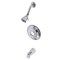 Kingston Brass KB3631TLH Tub & Shower Trim Only W/out Handle, Polished Chrome KB3631TLH - alternate 1
